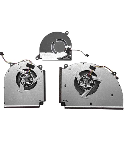 Amazon.com: LANDALANYA Replacement New CPU GPU and Small Fan for
